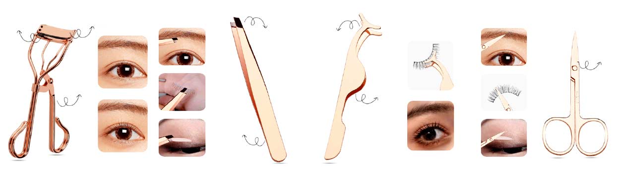Eyelash Styling Tools Usage steps | shizhiyu