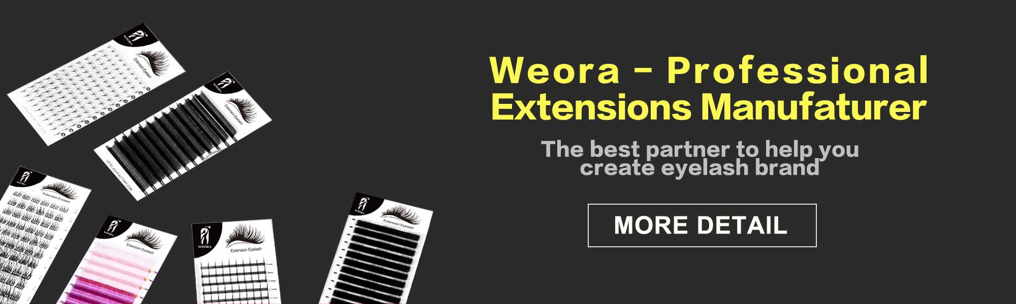 weora is a premium eyelash manufacturer offering wholesale and B2B solutions for beauty brands and salons. | weora